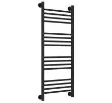 Полотенцесушитель водяной 1000х400 перемычка выгнутая черный матовый Сунержа Богема+ 31-0221-1040