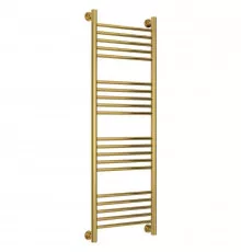 Полотенцесушитель водяной 1200х400 перемычка выгнутая золотой Сунержа Богема+ 03-0221-1240