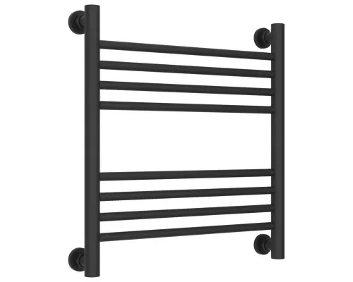 Заказать Полотенцесушитель водяной 500х500 перемычка выгнутая темный титан муар Сунержа Богема+ 15-0221-5050 в магазине сантехники Santeh-Crystal.ru