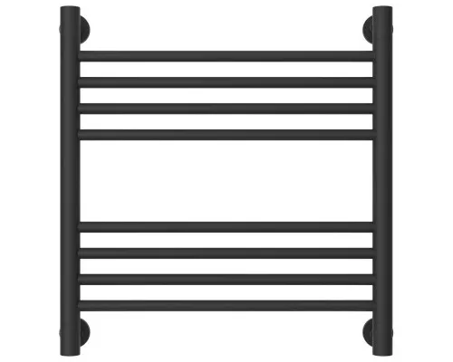 Заказать Полотенцесушитель водяной 500х500 перемычка выгнутая темный титан муар Сунержа Богема+ 15-0221-5050 в магазине сантехники Santeh-Crystal.ru