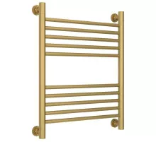 Полотенцесушитель водяной 600х500 перемычка выгнутая золотой матовый Сунержа Богема+ 032-0221-6050