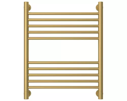 Купить Полотенцесушитель водяной 600х500 перемычка выгнутая золотой матовый Сунержа Богема+ 032-0221-6050 в магазине сантехники Santeh-Crystal.ru