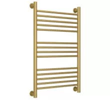 Полотенцесушитель водяной 800х500 перемычка выгнутая золотой матовый Сунержа Богема+ 032-0221-8050