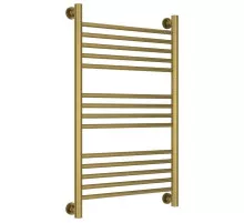 Полотенцесушитель водяной 800х500 перемычка выгнутая состаренная латунь Сунержа Богема+ 051-0221-8050