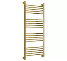 Полотенцесушитель водяной 1200х500 перемычка выгнутая золотой Сунержа Богема+ 03-0221-1250