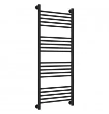 Полотенцесушитель водяной 1200х500 перемычка выгнутая черный матовый Сунержа Богема+ 31-0221-1250