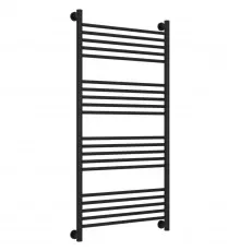Полотенцесушитель водяной 1200х600 перемычка выгнутая черный матовый Сунержа Богема+ 31-0221-1260
