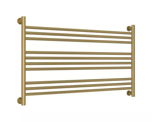 Заказать Полотенцесушитель водяной 600х1100 золотой матовый Сунержа Богема L 032-0202-6011 в магазине сантехники Santeh-Crystal.ru