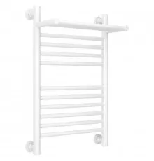 Полотенцесушитель водяной 600х400 белый глянец Сунержа Богема с полкой+ 12-0223-6040