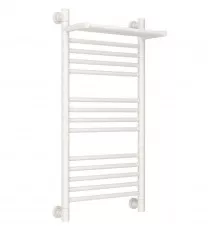 Полотенцесушитель водяной 800х400 античное белое золото Сунержа Богема с полкой+ 10-0223-8040