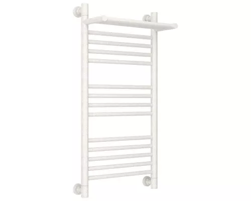 Заказать Полотенцесушитель водяной 800х400 античное белое золото Сунержа Богема с полкой+ 10-0223-8040 в магазине сантехники Santeh-Crystal.ru