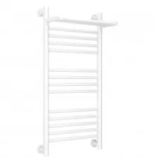 Полотенцесушитель водяной 800х400 белый глянец Сунержа Богема с полкой+ 12-0223-8040