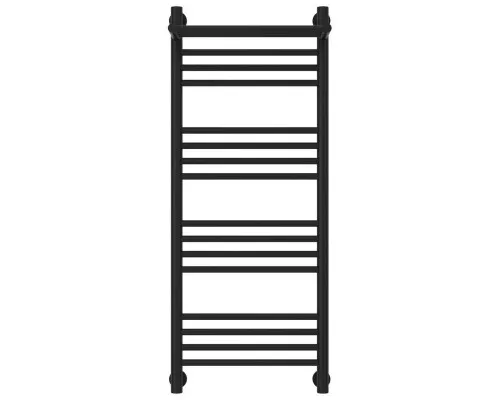 Приобрести Полотенцесушитель водяной 1000х400 черный матовый Сунержа Богема с полкой+ 31-0223-1040 в магазине сантехники Santeh-Crystal.ru