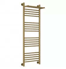 Полотенцесушитель водяной 1200х400 состаренная бронза Сунержа Богема с полкой+ 05-0223-1240