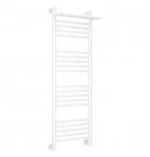 Полотенцесушитель водяной 1200х400 белый глянец Сунержа Богема с полкой+ 12-0223-1240