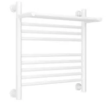 Полотенцесушитель водяной 500х500 белый матовый Сунержа Богема с полкой+ 30-0223-5050