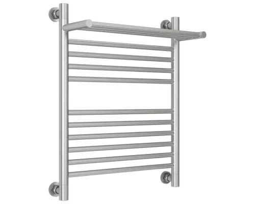 Приобрести Полотенцесушитель водяной 600х500 сатин Сунержа Богема с полкой+ 071-0223-6050 в магазине сантехники Santeh-Crystal.ru