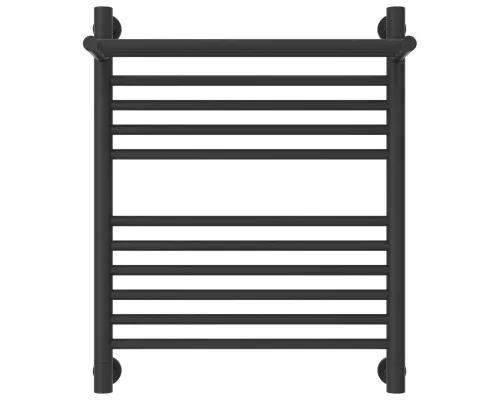 Заказать Полотенцесушитель водяной 600х500 темный титан муар Сунержа Богема с полкой+ 15-0223-6050 в магазине сантехники Santeh-Crystal.ru