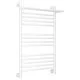 Приобрести Полотенцесушитель водяной 800х500 белый глянец Сунержа Богема с полкой+ 12-0223-8050 в магазине сантехники Santeh-Crystal.ru