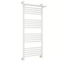 Полотенцесушитель водяной 1200х500 античное белое золото Сунержа Богема с полкой+ 10-0223-1250