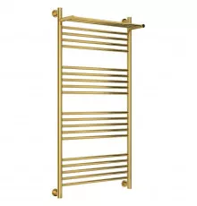 Полотенцесушитель водяной 1200х600 золотой Сунержа Богема с полкой+ 03-0223-1260
