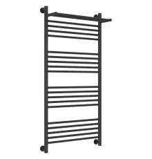 Полотенцесушитель водяной 1200х600 темный титан муар Сунержа Богема с полкой+ 15-0223-1260