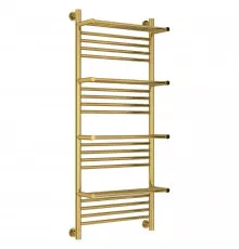 Полотенцесушитель водяной 1200х500 золотой Сунержа Богема с полкой+ 03-0224-1250