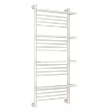 Полотенцесушитель водяной 1200х500 античное белое золото Сунержа Богема с полкой+ 10-0224-1250