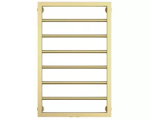 Купить Полотенцесушитель водяной 800х500 шампань матовая Сунержа Канцлер 022-0254-8050 в магазине сантехники Santeh-Crystal.ru