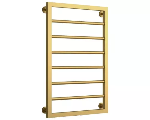 Приобрести Полотенцесушитель водяной 800х500 золотой матовый Сунержа Канцлер 032-0254-8050 в магазине сантехники Santeh-Crystal.ru