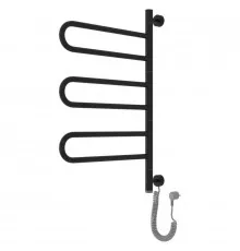 Полотенцесушитель электрический 773x535 черный матовый МЭМ Сунержа Парео 4.0-3С 31-0823-0773