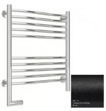 Полотенцесушитель электрический 600х500 темный титан муар МЭМ левый Сунержа Флюид 2.0 15-5220-6050