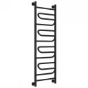 Полотенцесушитель водяной 1200х400 черный матовый Сунержа Элегия+ 31-0205-1240