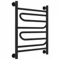 Полотенцесушитель водяной 600х500 черный матовый Сунержа Элегия+ 31-0205-6050
