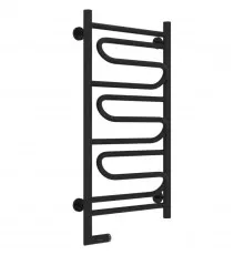 Полотенцесушитель электрический 800х400 черный матовый МЭМ левый Сунержа Элегия 2.0 31-5218-8040