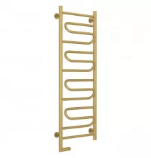 Полотенцесушитель электрический 1200х400 золотой матовый МЭМ левый Сунержа Элегия 2.0 032-5218-1240