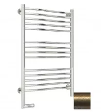 Полотенцесушитель электрический 800х500 состаренная бронза МЭМ левый Сунержа Флюид 2.0 05-5220-8050