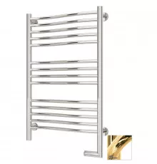 Полотенцесушитель электрический 800х500 золотой МЭМ правый Сунержа Флюид 2.0 03-5221-8050