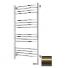 Полотенцесушитель электрический 1000х500 состаренная бронза МЭМ правый Сунержа Флюид 2.0 05-5221-1050