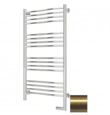 Полотенцесушитель электрический 1000х500 состаренная латунь МЭМ правый Сунержа Флюид 2.0 051-5221-1050