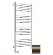 Полотенцесушитель электрический 1200х500 состаренная бронза МЭМ левый Сунержа Флюид 2.0 05-5220-1250