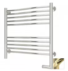 Полотенцесушитель электрический 600х600 шампань МЭМ правый Сунержа Флюид 2.0 020-5221-6060