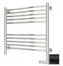 Полотенцесушитель электрический 600х600 темный титан муар МЭМ правый Сунержа Флюид 2.0 15-5221-6060