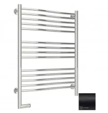 Полотенцесушитель электрический 800х600 темный титан муар МЭМ левый Сунержа Флюид 2.0 15-5220-8060