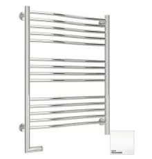 Полотенцесушитель электрический 800х600 белый матовый МЭМ левый Сунержа Флюид 2.0 30-5220-8060