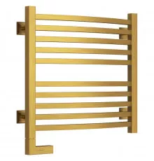 Полотенцесушитель электрический 500х500 состаренная латунь МЭМ левый Сунержа Аркус 2.0 051-5604-5050