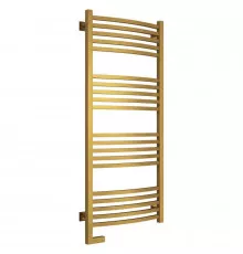 Полотенцесушитель электрический 1200х500 состаренная латунь МЭМ левый Сунержа Аркус 2.0 051-5604-1250