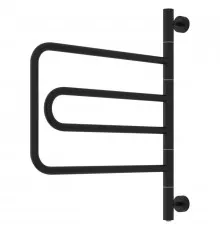 Полотенцесушитель электрический 637x577 черный матовый Сунержа Компакт 31-0820-0640