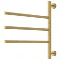 Полотенцесушитель электрический 542x585 золотой матовый Сунержа Триада 032-0822-0540