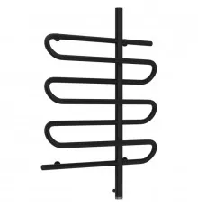 Полотенцесушитель электрический 800х600 черный матовый МЭМ правый Сунержа Эпатаж 31-0551-8060